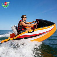 Bateau à jet électrique miniature personnalisé de haute qualité Tongcai, pour le ski nautique personnel et le surf, adapté à la navigation à rames