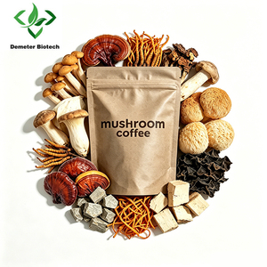 Café de <span class=keywords><strong>Hongos</strong></span> Orgánico en Polvo Instantáneo, Mezcla 5 en 1 y 12 en 1 <span class=keywords><strong>con</strong></span> Extracto de Reishi, Chaga, Melena de León y Cordyceps, Soporte OEM - Product Image 1