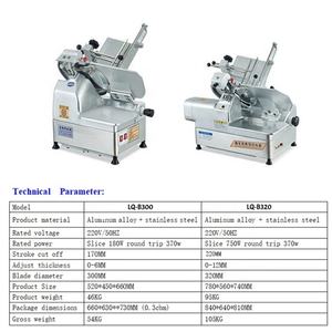 <span class=keywords><strong>Machine</strong></span> de découpe de viande congelée <span class=keywords><strong>manuelle</strong></span> commerciale saucisse Steak fromage <span class=keywords><strong>jambon</strong></span> trancheuse à viande trancheuse - Product Image 5