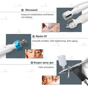 Máquina facial de descascar hidro oxigênio 14 em 1, máquina de dermoabrasão para tratamento facial