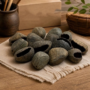 Wholesale Natural Hollow Pangi Fruit Shell For Meditation And <b>Wind</b> <b>Chime</b> - Product Image 1