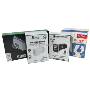 Boîtes d'emballage en papier pour chargeurs de <span class=keywords><strong>téléphone</strong></span> <span class=keywords><strong>portable</strong></span> avec logo personnalisé en gros, boîtes d'emballage pour câbles USB - Product Image 6