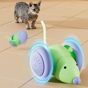 Juguetes Interactivos Inteligentes para Gatos, Juguete de Ratón para Gatos Recargable por USB con Luces LED, Ratón Eléctrico Inteligente para Mascotas, Juguetes para Gatos - Product Image 2