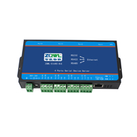 Convertidor de Serial a Ethernet de 4 Puertos RS485/232/422 con Multiprotocolo - Comunicación Modbus RTU/TCP y MQTT
