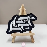 Écussons de broderie en fer à repasser pour l'habillage Écusson de logo de créateur Écussons de broderie personnalisés