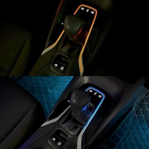 SJC 64 couleurs, éclairage ambiant pour voiture, pour Toyota <span class=keywords><strong>Corolla</strong></span> Cross/Frontlander <span class=keywords><strong>2022</strong></span>-2024, LHD/RHD, accessoires de décoration lumineuse d'ambiance - Product Image 4