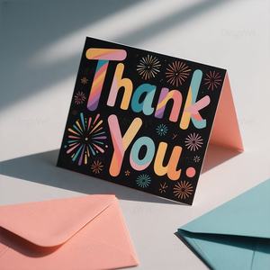 Precio bajo <span class=keywords><strong>Comprar</strong></span> Tarjeta <span class=keywords><strong>de</strong></span> regalo Orden en línea Patrón <span class=keywords><strong>de</strong></span> corazón Personalizado Gracias <span class=keywords><strong>Tarjetas</strong></span> Contenido personalizado - Product Image 5