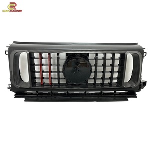 Parrilla Delantera Completa de Fibra de Carbono Estilo R para Mercedes Benz Clase G W464 G500 AMG G63 2019-2024 - Product Image 1