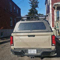 Coque de camping-car en aluminium, pièces tout-terrain personnalisées, compatible avec Chevrolet Colorado, auvent en acier pour plateau de camion avec feu stop