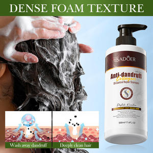 Crème antipelliculaire au collagène en gros, réparatrice, hydratante, <span class=keywords><strong>shampoing</strong></span> pour <span class=keywords><strong>cheveux</strong></span> <span class=keywords><strong>gras</strong></span> et tous types de <span class=keywords><strong>cheveux</strong></span>, vente directe en liquide - Product Image 2