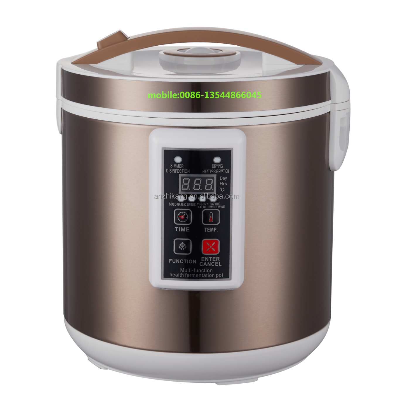 AZK186-80 черный чеснок ферментер для homeblack gerric чайник 7.5L/функция чеснок панорамирования/машины черный чеснок фрукты