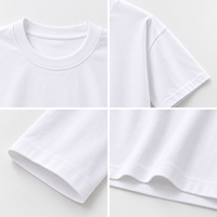 T-shirt unisexe en coton 210 GSM, col rond, manches courtes, basique, personnalisable avec logo