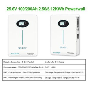 Estación de Energía Portátil para Sistema Solar Doméstico, Batería de Ácido, Costo de Paneles Solares y Almacenamiento de Baterías, Batería Life Po4 Solax - Product Image 3