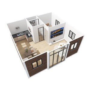 บ้านคอนเทนเนอร์ทรงสี่เหลี่ยมผืนผ้า ดีไซน์ทันสมัย ใช้เป็นคีออสก์หรือบูธ - Product Image 5