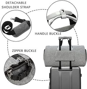Sac à vêtements convertible avec bandoulière Modoker Carry on Garment Duffel Bag pour hommes femmes 2 en 1 Hanging Valise - Product Image 5