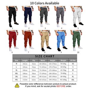 <span class=keywords><strong>Pantaloni</strong></span> Cargo da Jogging per sport all'aria aperta con coulisse di nuovo Design all'ingrosso <span class=keywords><strong>pantaloni</strong></span> da pista con tasche <span class=keywords><strong>laterali</strong></span> da <span class=keywords><strong>uomo</strong></span> con etichetta privata all'ingrosso - Product Image 2