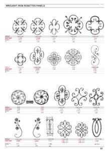 Componenti in Ferro Battuto, Elementi Metallici Rotondi per Decorazioni Murali, Ornamenti e Design per Ringhiere di Scale, Corrimano, Balconi e Cancelli - Product Image 3