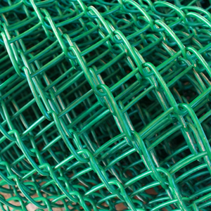 Rollo de 100 metros de malla de alambre de PVC para cercas de jardín, deportivas, agrícolas y para caballos, con revestimiento de plástico, para cercas de cadena, al por mayor - Product Image 1