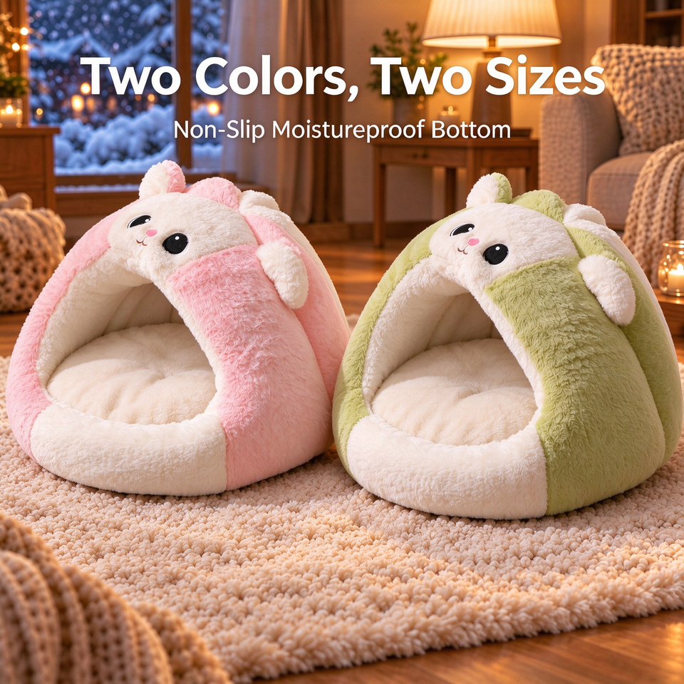 Factory New Cartoon Cat Villa House, Semi-Enclosed Winter Warm ...
