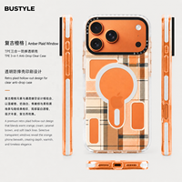Nouveauté Coque de protection magnétique transparente de luxe en TPU+PC+TPE 360° avec logo personnalisé peint par UV pour 18 Pro Max