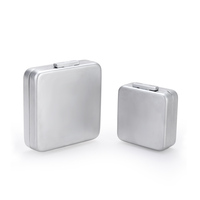 Boîte de présentation en gros pour pierres précieuses Meta Diamond avec insert en éponge, conteneur de rangement pour bijoux et pierres