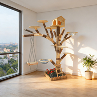 Arbre à chat de luxe en sisal avec griffoir et structure d'escalade