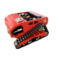 Robot Pemotong Rumput Pertanian Cerdas Tanpa Kabel, Bertenaga Diesel, Kelas Industri, Otonom untuk Pertanian Skala Besar