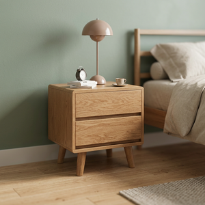 Modern Small Space Multi-Purpose Nightstand with Storage <b>Compact</b> <b>Bedside</b> <b>Table</b> for Bedroom Furniture - Product Image 1