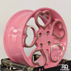Rueda de Aleación Forjada Personalizada con Diseño de Corazón, Multimodelo, de 15-24 Pulgadas, para Volkswagen <span class=keywords><strong>Beetle</strong></span>, Toyota, Audi, Porsche, Honda - Product Image 1