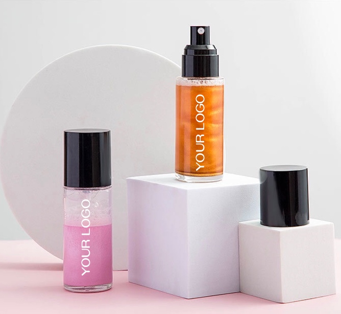 OEM косметика, увлажняющий подсвечивающий Золотой жидкий хайлайтер спрей для пользовательского логотипа