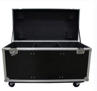 Caisses de vol de coffre routier standard en aluminium Caisses de vol de câble empilables avec séparateurs