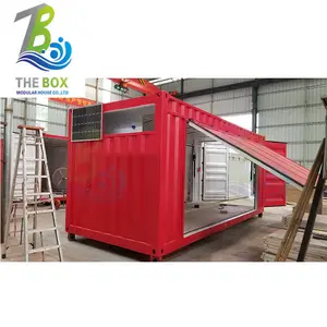 China container showroom coffee house trailer storage container shophouse