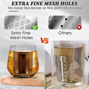 Infusore e filtro per tè riutilizzabili con Logo personalizzabile - Product Image 3