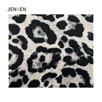 Le tissu imprimé léopard pour femmes est doux et confortable, de haute qualité. Tissus tricots au Crochet extensibles dans les quatre sens