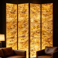 Panneau mural translucide rétroéclairé Life1996 de luxe, en ardoise naturelle flexible de 2 mm, pour fond mural d'hôtel et salle de bain
