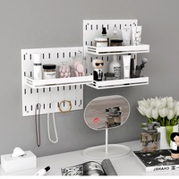 Ensemble de Rangement Mural Unique en Acier Inoxydable pour Ustensiles de Cuisine, Organisateur d'Étagère, Supports à Vaisselle, Plats et Épices