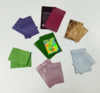 Faible QUANTITÉ MINIMALE DE COMMANDE en aluminium mini sac avec fenêtre en plastique imprimée par logo fait sur commande de sac d'emballage