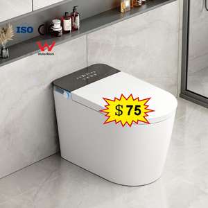 <span class=keywords><strong>WC</strong></span> intelligent moderne H-067 modèle BW, à poser au sol, fin, autonettoyant, télécommandé, avec siège chauffant - Product Image 2