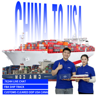 Transitaire pour marchandises non sensibles Chine vers États-Unis, Canada, Allemagne, France, Italie EXW FOB DDP Fret maritime Porte-à-porte DDP DDU Douane LCL
