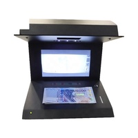 Loupe de bureau portable E-UVD en métal avec détection IR de filigranes et de billets de banque