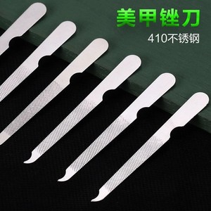 Lime à ongles en acier inoxydable, bande de polissage pour ongles, bloc de ponçage, lime à ongles domestique, bande de polissage double face pour ongles en gros - Product Image 5