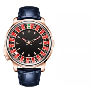 럭셔리 남성용 자동 기계식 시계 회전 목마 컬렉션 도박꾼의 디자인 방수 디지털 다이얼 실리콘 밴드 금속 - Product Image 4