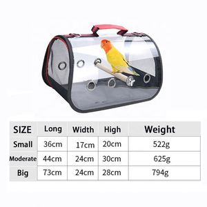 Sac de transport transparent de luxe pour oiseaux et perroquets, approuvé par les compagnies aériennes, pour perruches, pinsons, agapornis - yingni GDF004 - Product Image 2