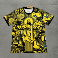 Maillot de Football Rétro Personnalisé 2025, Respirant, Kaka Milan & Neymar Brésil, Vêtement de Football par Sublimation Camisetas De Futbol