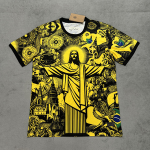 2025 Custom Retro Football Jersey Breathable Milan Kaka &amp; Brazil <strong>Neymar</strong> Soccer Wear Sublimation Camisetas De Futbol - Product Image 2