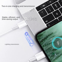 Cables flexibles para teléfonos móviles personalizados de fábrica, carga rápida de 25W tipo C a tipo C, cable para teléfonos Android Samsung S22 S21 S20