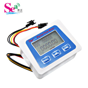 SEA LCD-S2 + Meter Air Digital LCD B4 Hemat Daya dengan Sensor Suhu dan Pengukur Aliran untuk Sensor Aliran Cairan 1/2 Inci 1-25L - Product Image 2