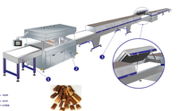 Ligne de production de Snickers haute capacité 500 kg/h de TG, machine de formage de barres chocolatées avec tunnel de refroidissement et unité de découpe