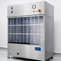 Poste de travail à flux laminaire vertical en acier inoxydable personnalisé pour salle blanche GMP et laboratoire