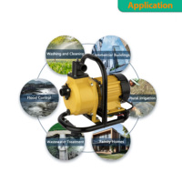 Pompe centrifuge auto-amorçante solaire à courant continu sans balais de 1 pouce pour irrigation agricole à grand débit, logo personnalisé